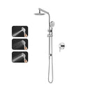200Mm 8 Inch Shower Heads Set 3 Mode Handheld Head With Shower Mixer