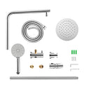 200Mm 8 Inch Shower Heads Set 3 Mode Handheld Head With Shower Mixer