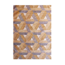 200 X 290Cm Metric Flat Weave Gold Rug