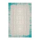 200 X 290Cm Paris Grey Turquoise Rug