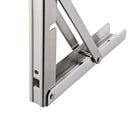 150kg Load Heavy-Duty Stainless-Steel Folding Table Bracket Shelf Bench