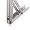 150kg Load Heavy-Duty Stainless-Steel Folding Table Bracket Shelf Bench