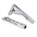 150kg Load Heavy-Duty Stainless-Steel Folding Table Bracket Shelf Bench