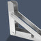 150kg Load Heavy-Duty Stainless-Steel Folding Table Bracket Shelf Bench