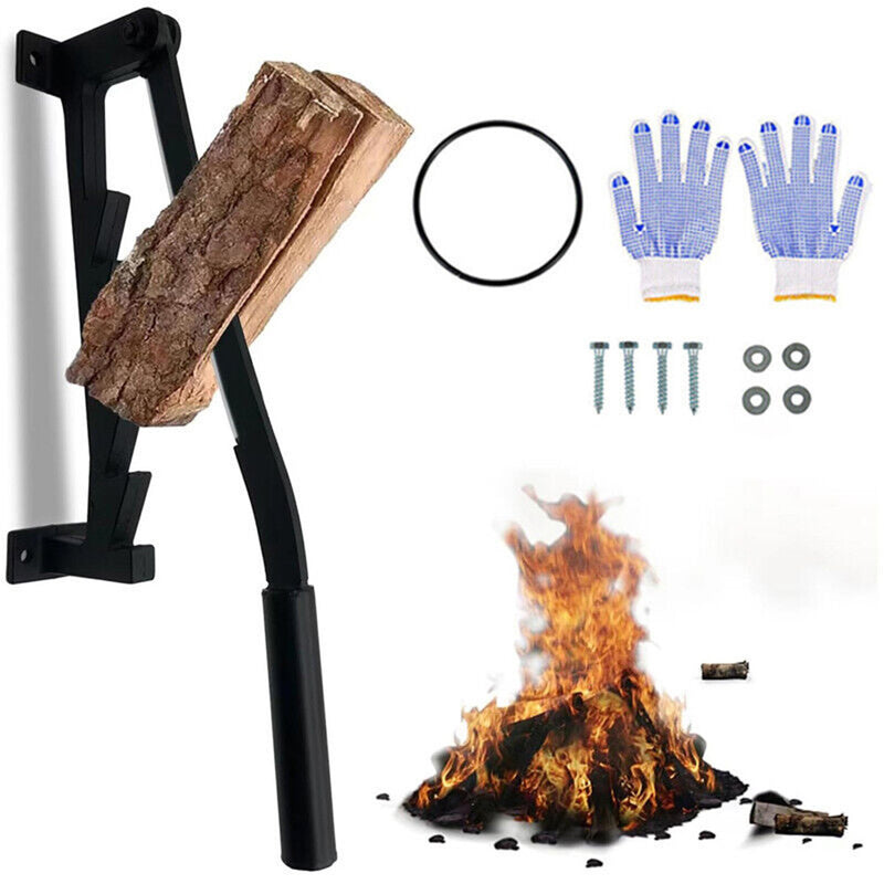 Wall Mounted High Carbon Steel Manual Fire Wood Cutter_6