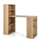 120Cm Computer Desk With Bookcase Home Office Workstation