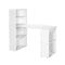 120Cm Computer Desk With Bookcase Home Office Workstation