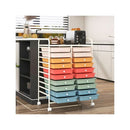 20 Drawers Rolling Storage Cart With Wheels