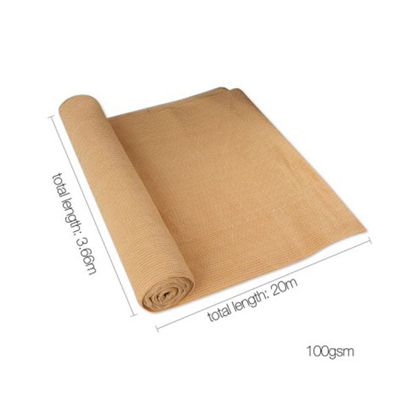 20m Shade Cloth Roll - 100gsm
