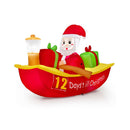 210Cm Long Christmas Inflatables With Navigation Light For Yard