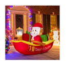 210Cm Long Christmas Inflatables With Navigation Light For Yard