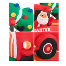 220Cm Christmas Inflatable Santa Truck With Led Lights