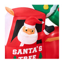 220Cm Christmas Inflatable Santa Truck With Led Lights