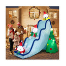 220Cm Inflatable Polar Bear Slide Scene For Christmas Decoration