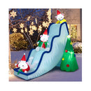 220Cm Inflatable Polar Bear Slide Scene For Christmas Decoration
