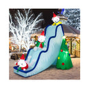 220Cm Inflatable Polar Bear Slide Scene For Christmas Decoration