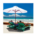 22Kg Round Patio Umbrella Base With Waterproof And Sunlight Resistance