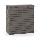 235 L Outdoor Trash Can Waterproof Double Bucket With Drip Tray