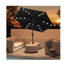 23Cm Solar Powered Patio Umbrella With Led Lights