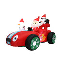 240Cm Christmas Inflatable Santa Racing Sleigh