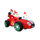 240Cm Christmas Inflatable Santa Racing Sleigh