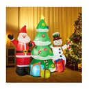 240Cm Set Of 3 Christmas Inflatable With Led Light