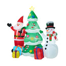 240Cm Set Of 3 Christmas Inflatable With Led Light
