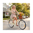 24 Inch Beach Cruiser Bike For Women With Adjustable Seat
