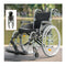 24 Inch Folding Wheelchair Alloy With Brakes Folding Armrests For Dining