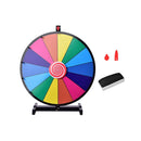 24 Inches Table Prize Wheel With 14 Slots Dry Erase Markers Eraser