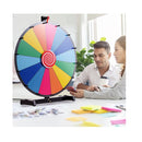 24 Inches Table Prize Wheel With 14 Slots Dry Erase Markers Eraser