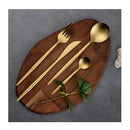 24 Pieces Cutlery Set Stainless Dinner Steak Knife Fork Spoon Teaspoon