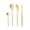 24 Pieces Cutlery Set Stainless Dinner Steak Knife Fork Spoon Teaspoon
