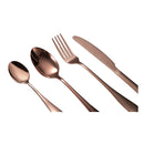 24 Pcs Cutlery Set Boxed Gift Tableware Stainless Steel Rose Gold