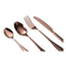 24 Pcs Cutlery Set Boxed Gift Tableware Steel Stainless Rose Gold