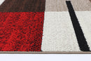 Opal Nest Brown Red Rug