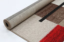 Opal Nest Brown Red Rug
