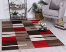 Opal Nest Brown Red Rug