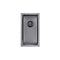 Stainless Steel Kitchen And Laundry Sink 250Mm Half Bowl Gunmetal Grey