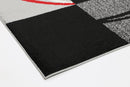 Misty Nest Black Red Rug