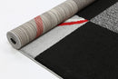 Misty Nest Black Red Rug