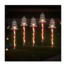 25 Led 5 Pcs Christmas Lights Path Ground Light Garden Decorations