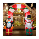 260Cm Christmas Inflatable Archway With Led Light