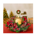 26Cm Christmas Centrepiece Berries And Baubles