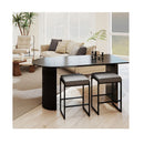26 Inch Bar Stools Set Of 2 With Faux Leather Upholstered Seat