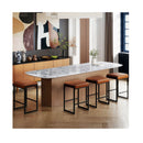 26 Inch Bar Stools Set Of 2 With Faux Leather Upholstered Seat