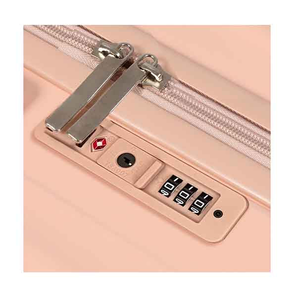 26 Inches Luggage Trolley Travel Hard Pink