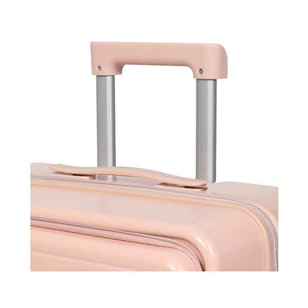 26 Inches Luggage Trolley Travel Hard Pink