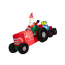 270Cm Christmas Inflatable Truck With Santa Claus And Gifts
