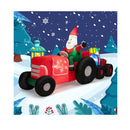 270Cm Christmas Inflatable Truck With Santa Claus And Gifts